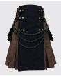 Black And Brown Gothic Kilt