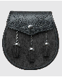 Black Leather Sporran