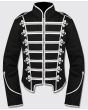 Black Silver Military Drummer Jacket