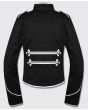 Black Silver Military Drummer Jacket