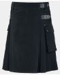Black Utility Kilt