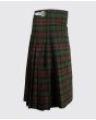 Brown Watch Tartan Maxi Length Skirt for Women