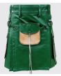 Green Leather Kilt