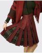 Maroon Women's Hybrid Kilt