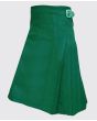 Solid Green Tartan Kilt