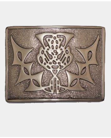 Antique Big Thistle Kilt Belt Buckle