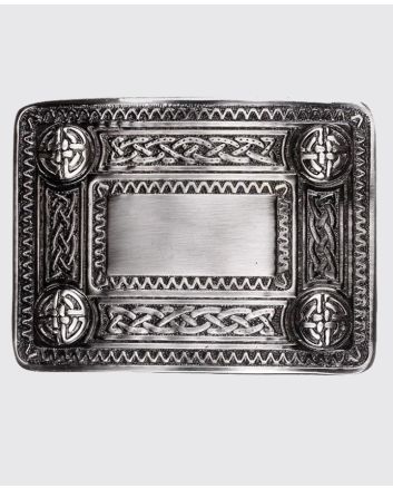 Antique Celtic Knot Kilt Belt Buckle Unique Design