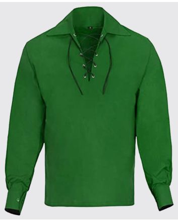 Green Ghillie Kilt Shirt