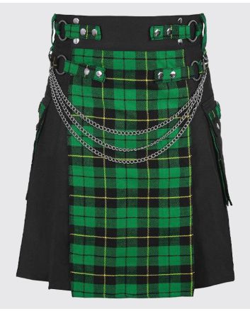 Modern Wallace Hunting Tartan Hybrid Kilt