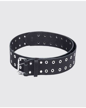 Premium Quality Black Leather Fashion Kilt Belt