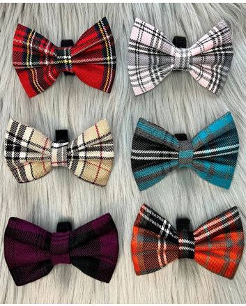 Scottish Highland Tartans Fabric Bow Tie Choose Your Favorite Tartan Bow Tie