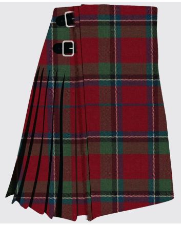 Sinclair Red Muted Tartan Kilt