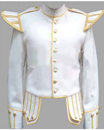 White Drummer Doublet Jacket