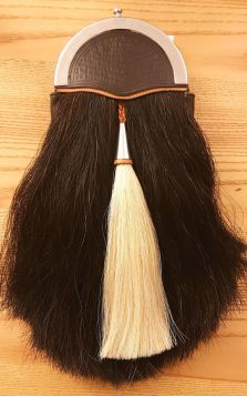 Hand Stitched Horsehair Sporran With Highlander Egypt Cantle