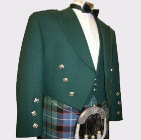Prince Charlie Green Wool Jacket &West