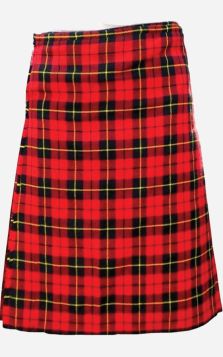 Red Wallece Tartan 8 Yards Scottish Traditional kilt