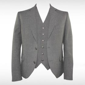 Tailored Grey Argyll and Waistcoat Set