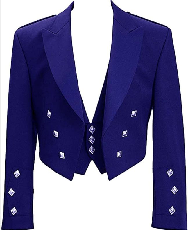 Prince Charlie Royal Blue Jacket