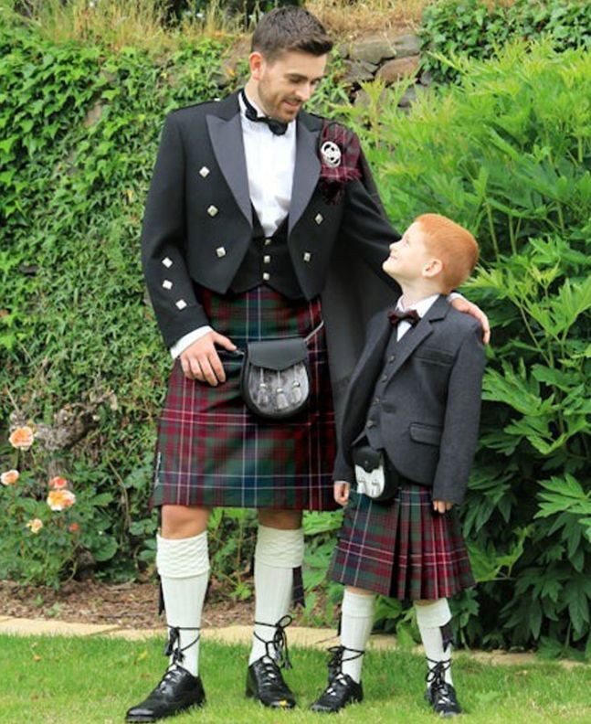 Prince Charlie Jacket kilt Outfit