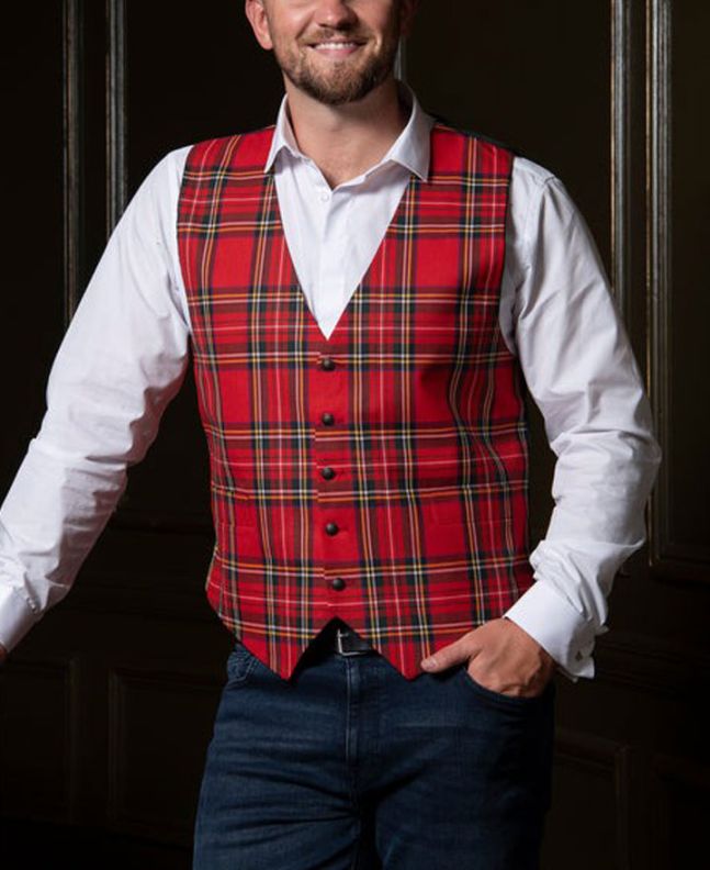 Royal Stewart Tartan Vest